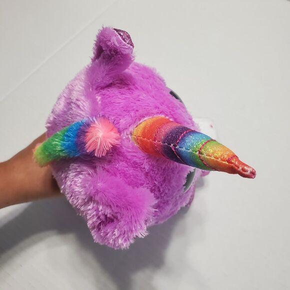 Ty Beanie Boos Unicorn Rosette Purple Plush Stuffed Animal Toy Gift 9" NWT - Picture 4 of 6